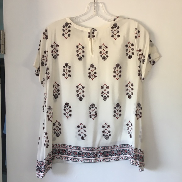 Madewell Silk floral top - size S - Picture 7 of 8